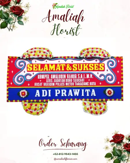 Papan Bunga Ucapan Selamat Malangnengah